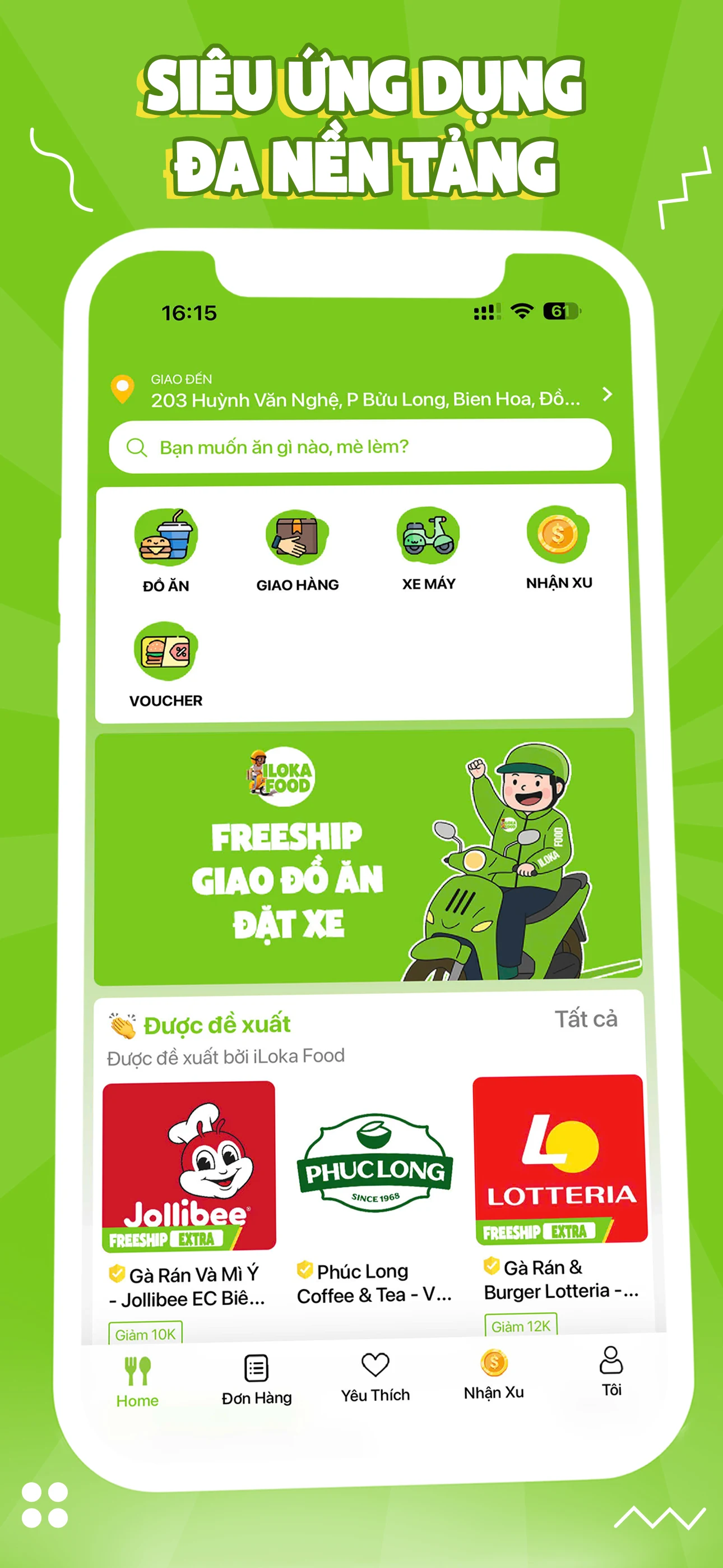 iLoka Food - Ứng dụng đặt món screenshot