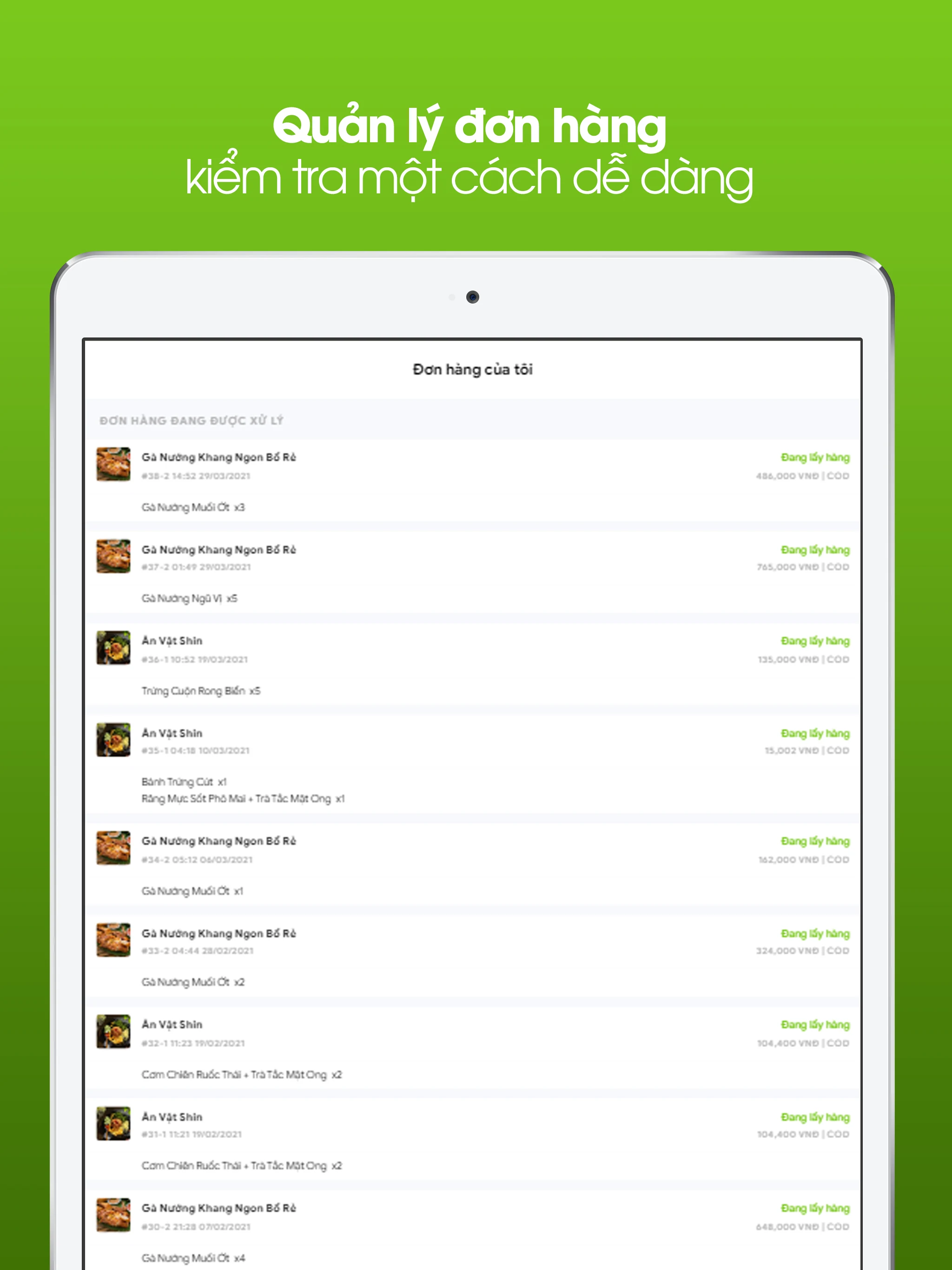 iLoka Food - Ứng dụng đặt món screenshot