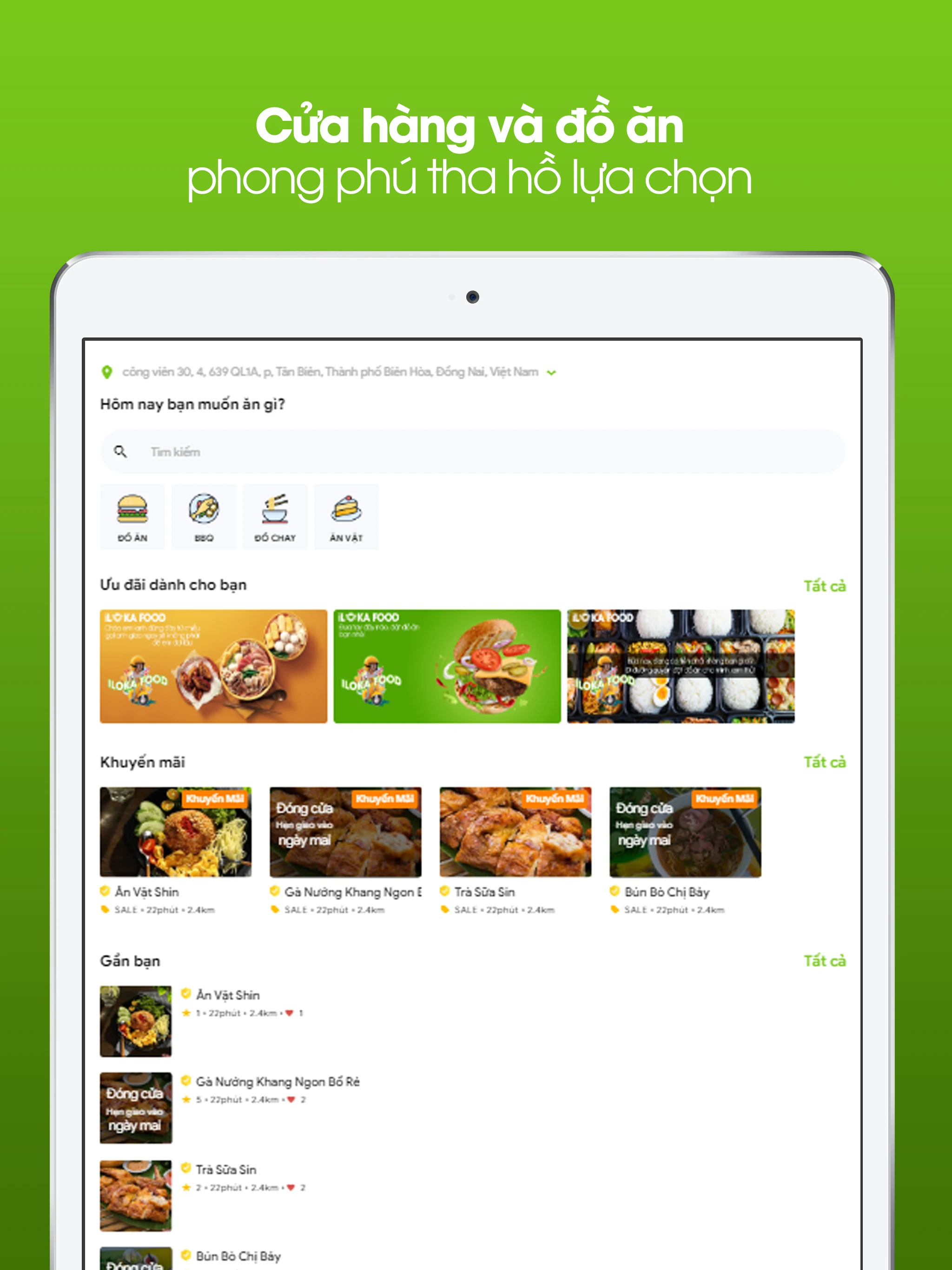 iLoka Food - Ứng dụng đặt món screenshot